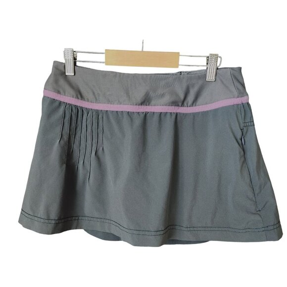 Title Nine Skort Golf Skirt Size Small Gray Pickleball Tennis Mini‎ - Picture 1 of 13